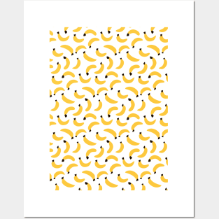 Bananas Pattern Posters and Art